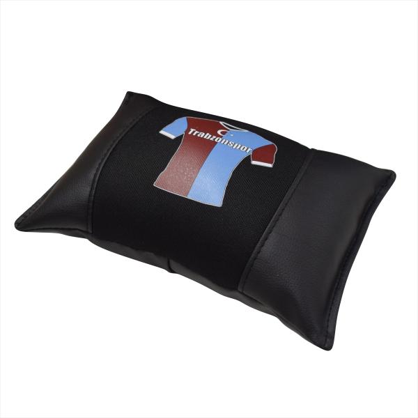 Auto Nackenkissen Nackenpolster Leder und gesticktes Polster Design Türkische Mannschaft Trabzon Trabzonspor Fussballtrikot